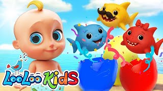 Canciones Infantiles con Huevos Sorpresa: Bebé Tiburón y A Ram Sam Sam