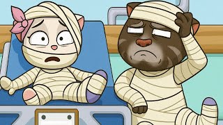 EL GATO TOM Y SUS AMIGOS 2, TOM Y ANGELA EN EL MÉDICO ( EPISODIO 3) MY TALKING TOM FRIENDS 2