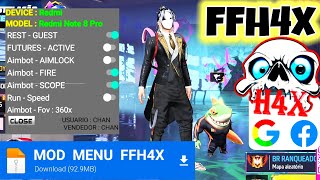 🔰 MOD MENU FF FFH4X AIMKILL E AIMBOT ATUALIZADO E GRÁTIS 🔰 MOD MENU FREE FIRE FFH4X HEADSHOT OB50