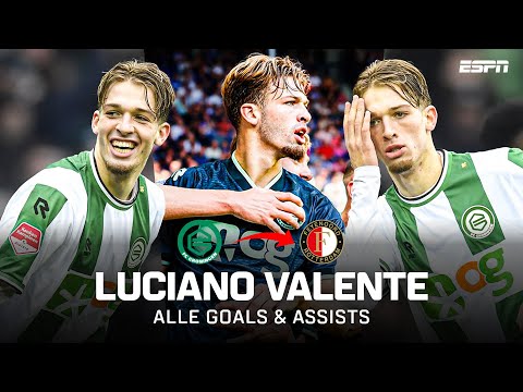 LUCIANO VALENTE ➡️ FEYENOORD ✅✍️ | Compilatie