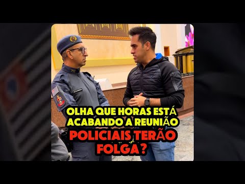 "CORONEL, OS POLICIAIS TERÃO FOLGA?" ENTREI NA REUNIÃO DA PM.