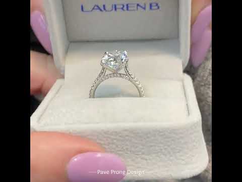 4 carat Oval Diamond Engagement Ring