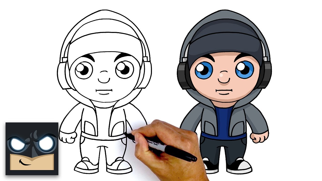 How To Draw Eminem - Step by Step