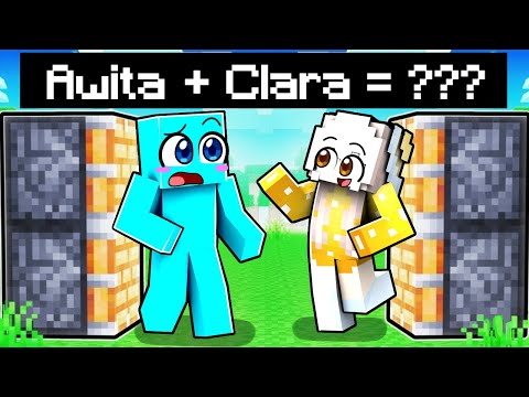 Awita + Clara = ??? en Minecraft!