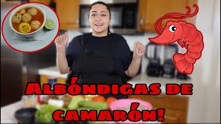 ALBONDIGAS DE CAMARON!!* A MI ESTILO *