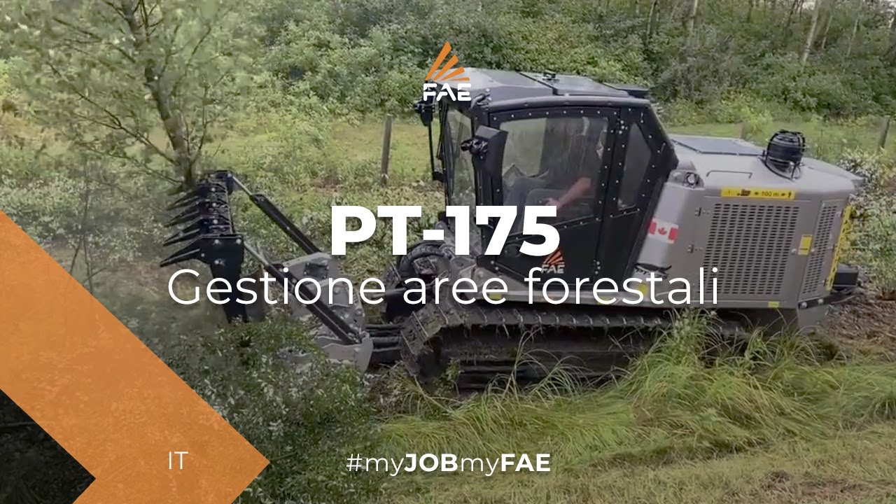 Video - FAE PT175 - Il veicolo cingolato FAE compatto e potente al lavoro in Canada