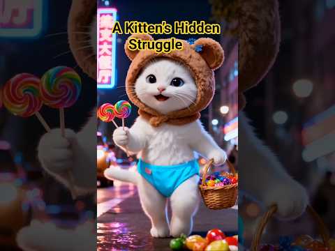 Kitten was lazy, but they were wrong 😢