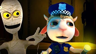 Who's There in the Dark Old Museum? The mummy! Police Officer - Baby's Helper | Cartoon for Kids