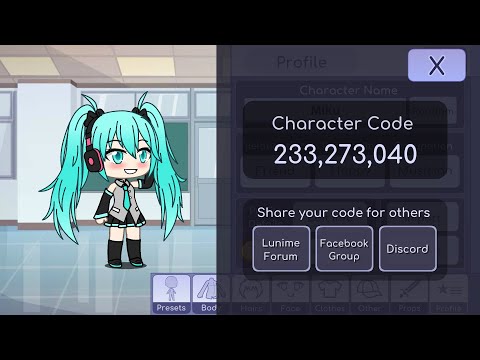 Gacha Life Character Code 08 21