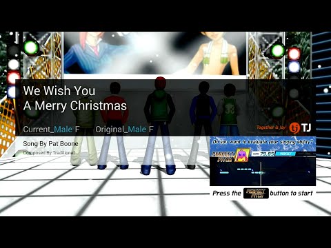 We Wish You A Merry Christmas | Pat Boone | Karaoke | HD