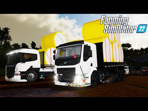 MEGA CARREGAMENTO , VENDENDO OS FARDOS DE ALGODÃO - Farming Simulator 22 - Agro Norte