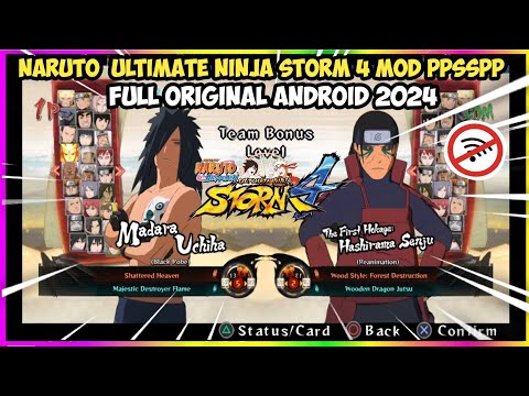 Naruto Shippuden Ultimate Ninja Strom 4 Mod 3d PPSSSPP Offline Android Terbaru 2024