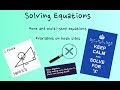 Solving Equations and Operations