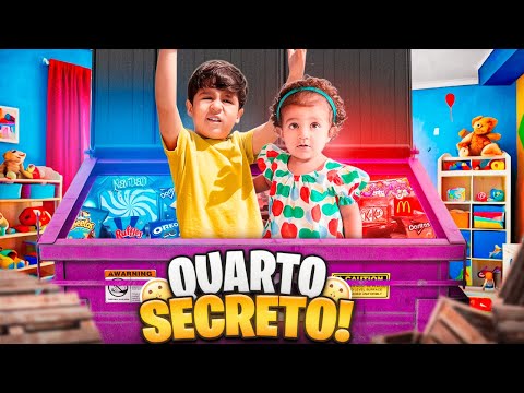 CONSTRUÍMOS UM QUARTO SECRETO PARA SE ESCONDER DO PAPAI *Será que ele descobriu?