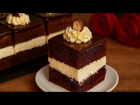 Köstlicher italienischer Schokoladenkuchen! Die „Kinder Schoko Bons“-Torte ist ein wahrer Genuss!