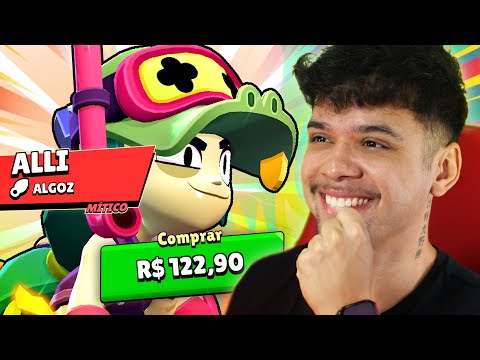 COMPREI a NOVA BRAWLER ALII 🤩😎 *ela FAZ TUDO* mas.....