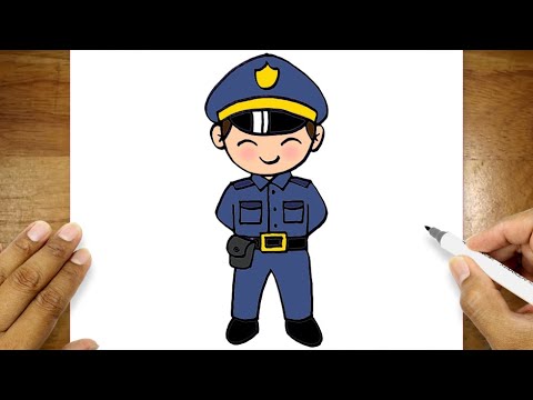 Police Cartoon Images | How To Draw A Police