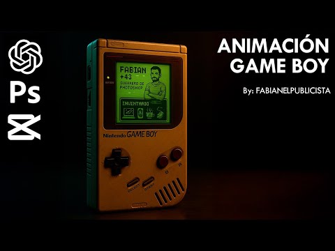 ¡Haz tu propia animación de Game Boy! | ChatGPT - Photoshop - CapCut | Tutorial 176 | español