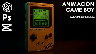 ¡Haz tu propia animación de Game Boy! | ChatGPT - Photoshop - CapCut | Tutorial 176 | español