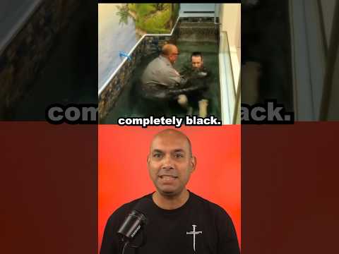 This man got baptized and then the water TURNS BLACK!