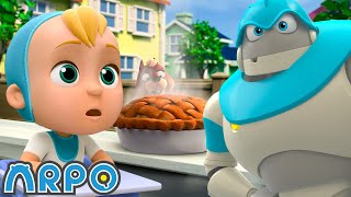 ¡Nada de robar la tarta! | El Robot ARPO🤖 Caricaturas y dibujos animados para niños