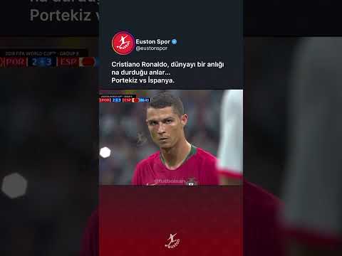 Cristiano Ronaldo, dünyayı bir anlığına durdurduğu an