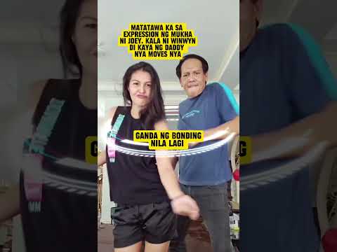 Sa expression ng mukha ni Joey ako natatawa..Kala ni winwyn di kaya ng daddy nya moves.