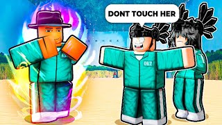She Was Losing, So Her BOYFRIEND Joined in Ink Game (Roblox)