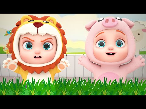 Moo 🐄 Oink! 🐷 Animal Sounds Song | Boo Kids Song & Nursery Rhymes