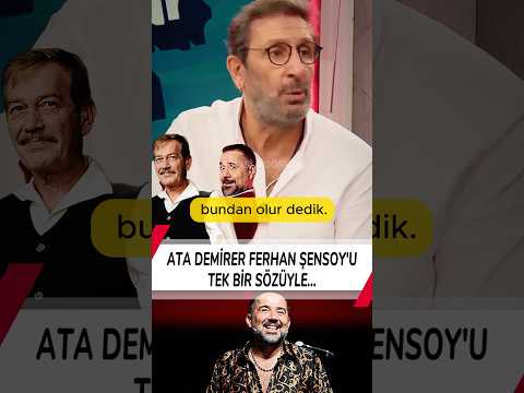 Ata Demirer Ferhan Şensoy'u Tek Bir Sözüyle... #ferhanşensoy #atademirer #standup