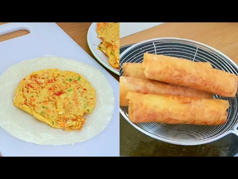 MAKAN 1 AJA MASIH KURANG !! TERNYATA ENAK BANGET LUMPIA TELUR GULUNG BIKIN KETAGIHAN