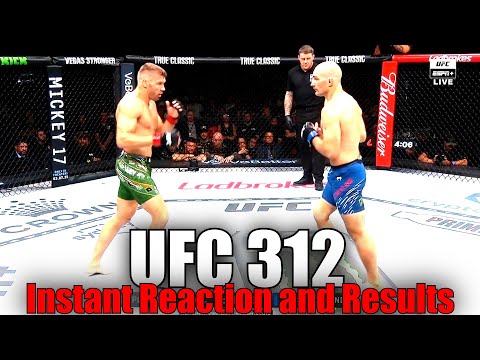 UFC 312 (Dricus Du Plessis vs Sean Strickland 2): Reaction and Results