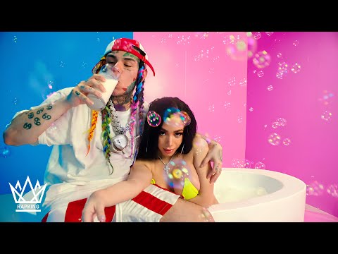 6IX9INE - PEACH ft. Offset, Tyga, Blueface (RapKing Music Video)