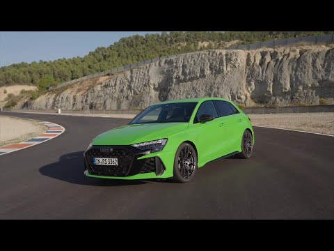 The new Audi RS 3 Sportback Design Preview in Kyalami green