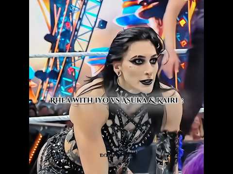 Rhea with Iyo & Asuka & Kairi 🥵🔥 WWE shorts edits! #wwe #rhearipley #iyosky #shortsedit #raw