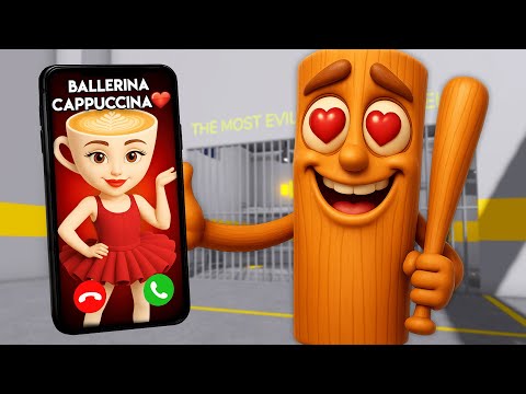 BALLERINA CAPPUCCINA Secret Call TUNG TUNG SAHUR in BARRY'S PRISON RUN! New Animation (#Roblox)