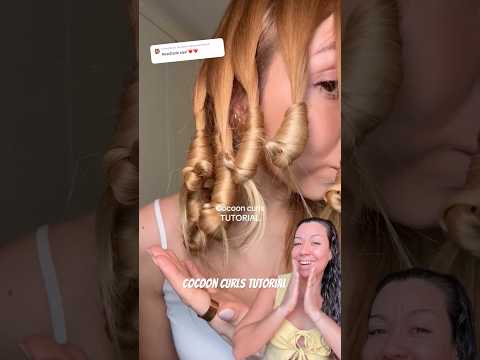 Cocoon curls tutorial finalização cachos de casulo #cocooncurls #hairtutorial #finalização #cachos