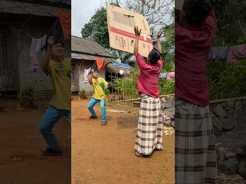 narik layangan besar #diy #komedi #hiburan