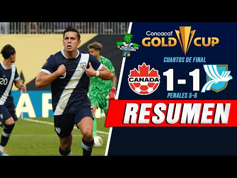 HISTORICA CLASIFICACIÓN/ Canadá 1 vs Guatemala 1 /PENALES 5-6 Cuartos de Final Copa Oro 2025 RESUMEN