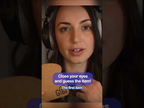 ASMR - Close your eyes and guess the item! #shorts