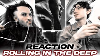 My boyfriend BLIND REACTS to my ROLLING IN THE DEEP Cover !
