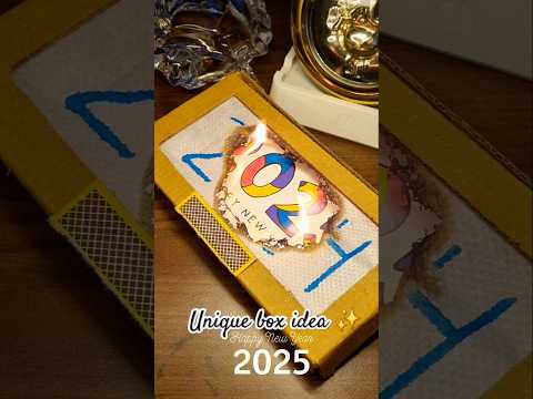 New year surprise box ✨️💕#art  #craft #artandcraft  #happynewyear #newyear2025 #2025 #shorts