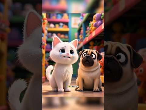 Kitty Just Wanted a Mom 💔 #pug #cats #pets