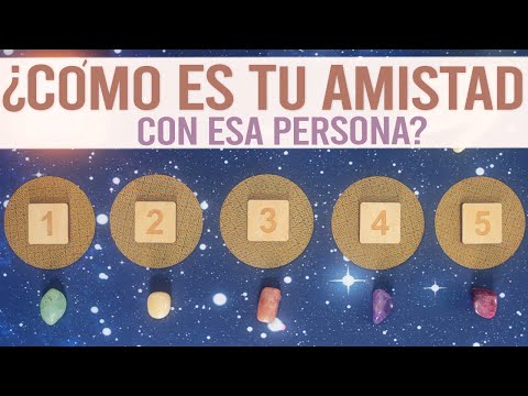 ¿Cómo es tu amistad con esa persona? - Tarot interativo