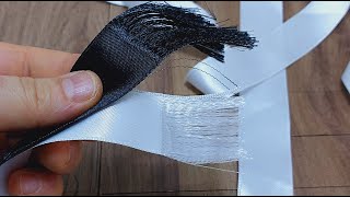 🎀 You can try making a shiny and smooth ring tassel with a piece of ribbon.