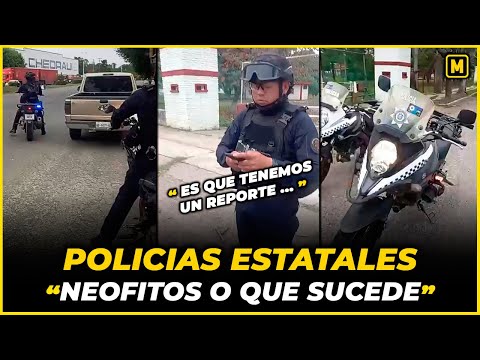 Policías Estatales de Veracruz son o se hacen