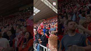 Very loud Follow Follow Follow song by Middlesbrough fans