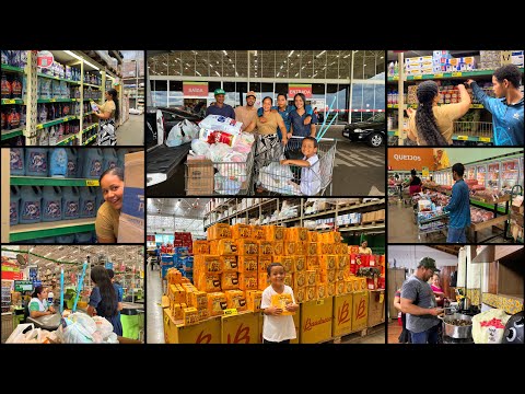 ÚLTIMA COMPRA DO ANO PRA ROÇA🛒|A MAIS CARA QUE JÁ FIZEMOS😲 FOMOS ALMOÇAR COM OS AMIGOS-VLOGÃO DO DIA