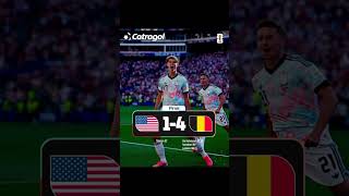 ¡BÉLGICA ELIMINA A UNA POBRE ESTADOS UNIDOS! Bélgica goleo 4-1 a Estados Unidos y se clasifico a