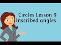 Circle Geometry Angle Relationships